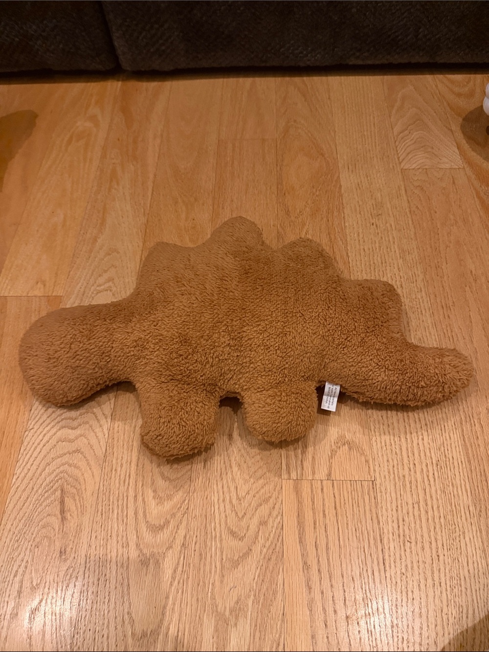 Dino Chicken Nugget Stuffed Animal Pillow - Soft Cuddly Dino
